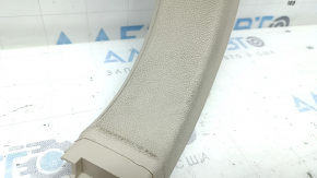 Lower left front pillar trim for Lincoln MKZ 17-20, beige, scratches, needs cleaning