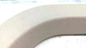 Lincoln MKZ 17-20 front pillar trim, lower right, beige, scratches, needs cleaning