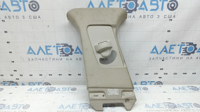 Left center pillar trim, upper belt, Lincoln MKZ 17-20, beige, dry clean, worn, broken mount
