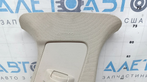 Lincoln MKZ 17-20 center pillar trim, upper belt, right, beige, dry-cleanable, worn