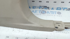 Lincoln MKZ 17-20 lower right center pillar trim, beige, plastic has turned white, worn, needs cleaning