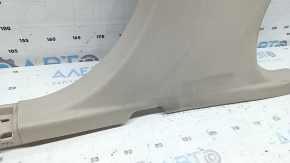 Lincoln MKZ 17-20 lower right center pillar trim, beige, plastic has turned white, worn, needs cleaning