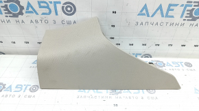 Upper left rear pillar trim for a Lincoln MKZ 17-20, beige, behind the window, needs dry cleaning, broken mount