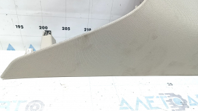 Upper right rear pillar trim for Lincoln MKZ 17-20, beige, behind the window, dry-cleanable