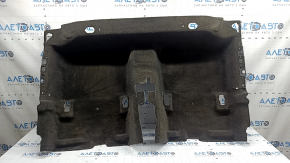 Rear floor covering for a 17-20 Lincoln MKZ hybrid, brown, dry clean, tear
