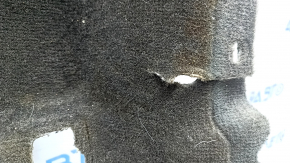 Rear floor covering for a 17-20 Lincoln MKZ hybrid, brown, dry clean, tear