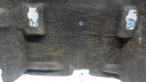Rear floor covering for a 17-20 Lincoln MKZ hybrid, brown, dry clean, tear