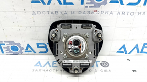 Black steering wheel airbag for the Toyota Rav4 19-25 driver's side