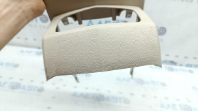 Lincoln MKZ 17-20 rear center console trim, beige, with deflector