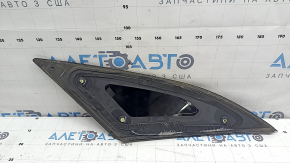 Rear left fixed glass window for Lincoln MKZ 13-20 chrome