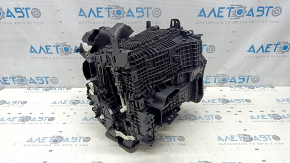 The bare heater housing of a Toyota Camry v70 18-22 hybrid air conditioner without rear row air conditioning, without radiators and actuators.