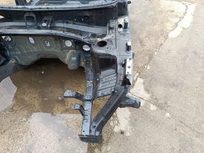 Front left quarter panel of Kia Sorento 21-24 HEV, PHEV on the body, blue