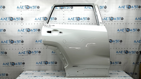 The door is bare, rear right, Toyota Rav4 19-20 white 2QJ, dented, bumped