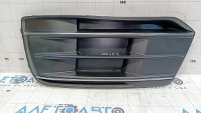 Left front bumper grille for Audi Q5 80A 18-20 with chrome, broken mount