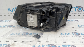 Audi Q5 8R 13-17 xenon front right headlight, water damage, broken guide and mount