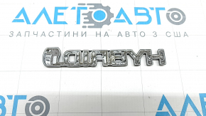 Toyota Rav4 19-24 black gloss emblem with "Hybrid" inscription on the left wing