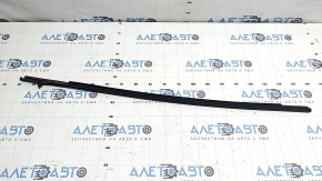 Black molding for the door and glass, center rear left, Honda Accord 2023-2026, cracked mount