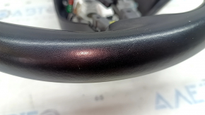 Naked steering wheel for a Honda Accord 23-26, black leather, with a rear pad, scuffs, scratches