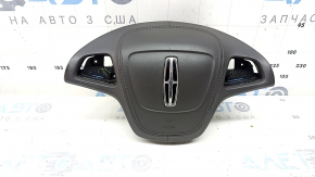 Lincoln MKZ 17-20 driver's steering wheel airbag, brown, scratched, worn