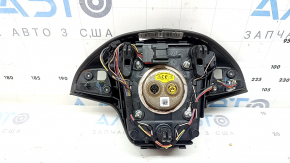 Lincoln MKZ 17-20 driver's steering wheel airbag, brown, scratched, worn