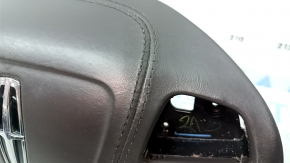 Lincoln MKZ 17-20 driver's steering wheel airbag, brown, scratched, worn