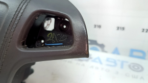 Lincoln MKZ 17-20 driver's steering wheel airbag, brown, scratched, worn