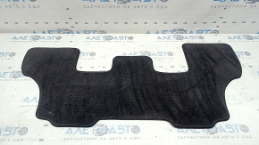 Set of Kia Sorento 21-26 black fabric floor mats, needs cleaning, driver's side mat is worn