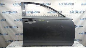 Bare front right door for Honda Accord 23-26, gray NH912P, with chrome upper molding