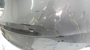 Bare rear bumper for a 2020 Honda Accord without parking sensors, gray, scratches, cracked, cracked mount