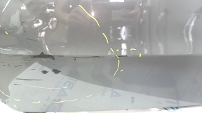 Bare rear bumper for a 2020 Honda Accord without parking sensors, gray, scratches, cracked, cracked mount