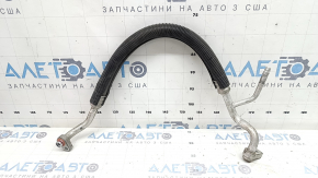 Air conditioning hose compressor-heater first Lincoln MKZ 13-20 hybrid for R134A, without cap