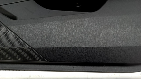 Black front right door panel for a 2020 Honda Accord, black leather armrest, black leather insert, scratches, dents