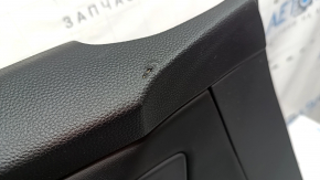 Honda Accord 23-26 black front left door panel, black leather armrest, black leather insert, tear, scratches