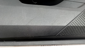 Honda Accord 23-26 black front left door panel, black leather armrest, black leather insert, tear, scratches