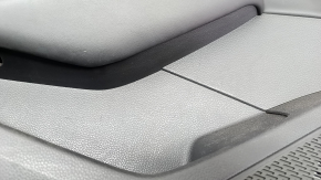 Honda Accord 23-26 black front left door panel, black leather armrest, black leather insert, tear, scratches