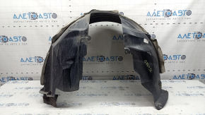 The front right fender liner of a Lincoln MKZ 17-18 is worn and broken.