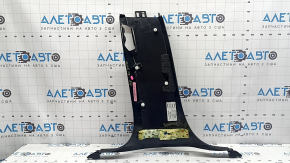 BMW X5 G05 19-26 black lower right center pillar trim, under air duct, without air duct, worn