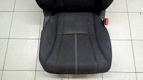 Honda Accord 23-26 passenger seat without airbag, manual, black fabric with white stitching, without headrest, dry-cleanable