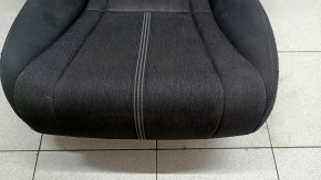 Honda Accord 23-26 passenger seat without airbag, manual, black fabric with white stitching, without headrest, dry-cleanable