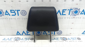 Headrest 2nd row left Toyota Rav4 19-25 black leather, XSE, Hybrid, worn