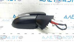 Right side mirror assembly for Toyota Rav4 19-21, 8 pins, gloss black, turn signal, heated, BSM