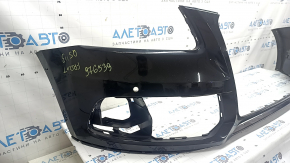 Bare front bumper for Audi Q5 8R 13-17 rest, black, for parking sensors, cracked, after repair, broken mount
