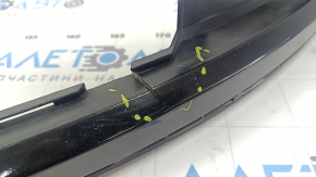 Bare front bumper for Audi Q5 8R 13-17 rest, black, for parking sensors, cracked, after repair, broken mount