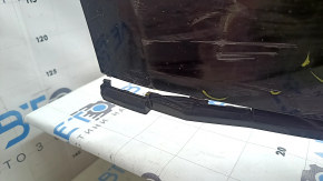 Bare rear bumper for Audi Q5 8R 09-17, black, without caps, scratches, tears, cracks, broken fasteners, broken fastener