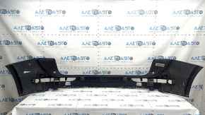 Bare rear bumper for Audi Q5 8R 09-17, black, without caps, scratches, tears, cracks, broken fasteners, broken fastener