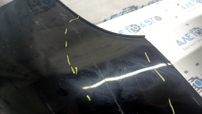 Rear bumper lip for 2 pipes for Audi Q5 8R 13-17, for parking sensors, for towbar, black, scratches