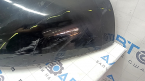 Rear bumper lip for 2 pipes for Audi Q5 8R 13-17, for parking sensors, for towbar, black, scratches