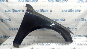 Front right wing Audi Q5 8R 13-17 rest, black LY9T, butt