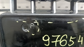 Audi Q5 8R 13-17 radiator grille, rest for parking sensors, glossy, chrome, with quattro emblem, non-factory holes, scuff marks