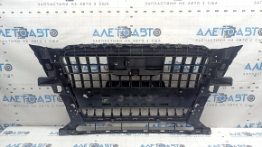 Audi Q5 8R 13-17 radiator grille, rest for parking sensors, glossy, chrome, with quattro emblem, non-factory holes, scuff marks